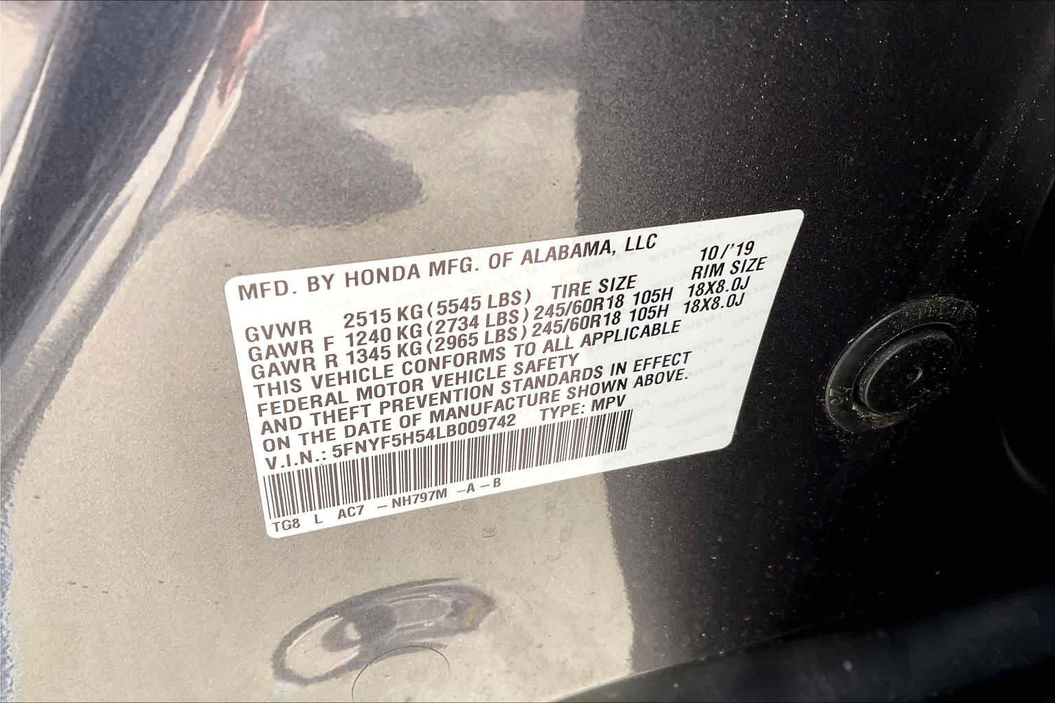 Used 2020 Honda Pilot EX-L image 34