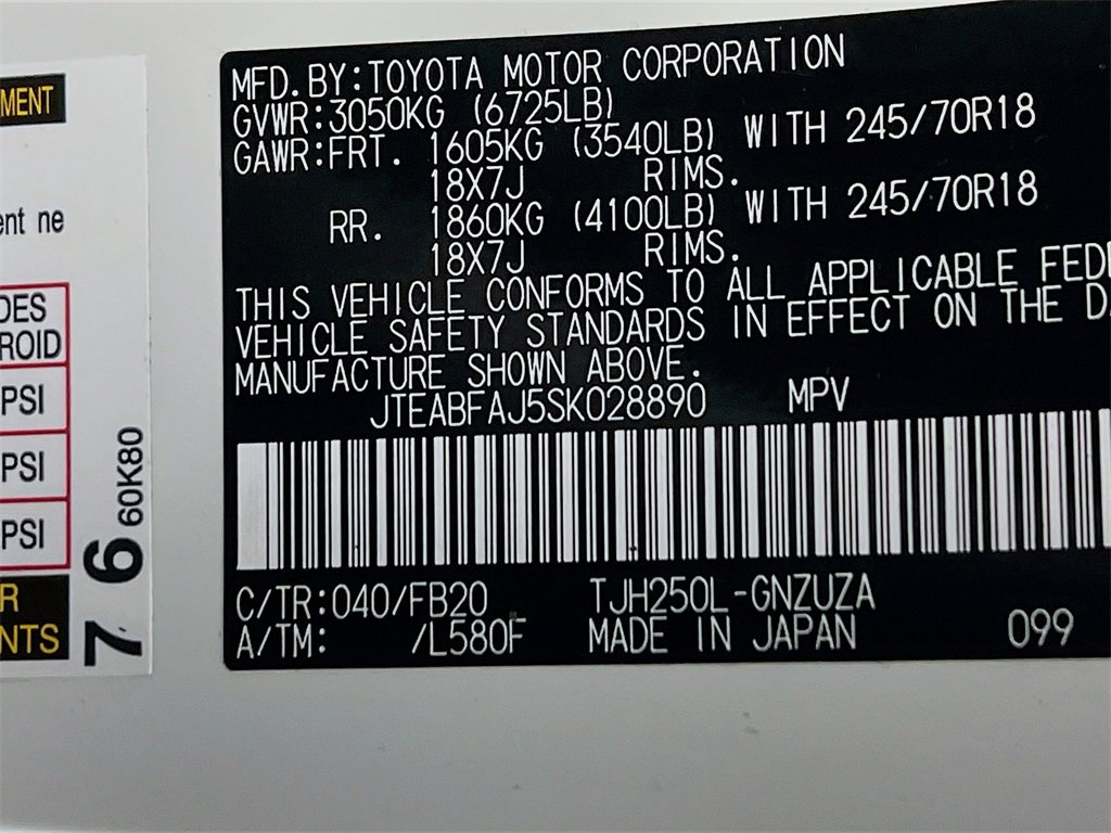 Certified 2025 Toyota Land Cruiser 1958 image 29