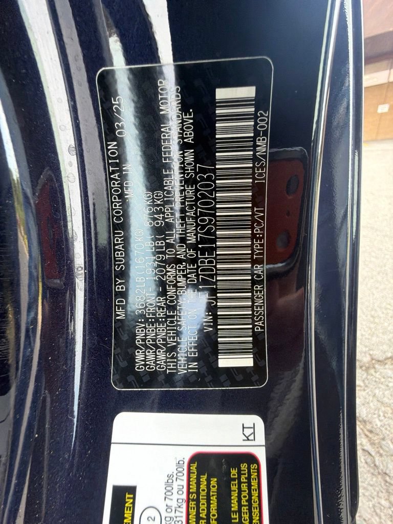 Used 2025 Subaru BRZ Limited RWD image 49