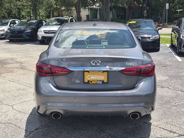 Used 2022 INFINITI Q50 Luxe w/ Cargo Package RWD image 6