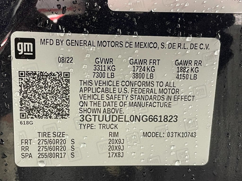 Used 2022 GMC Sierra 1500 SLT w/ SLT Premium Plus Package AWD/4WD image 26