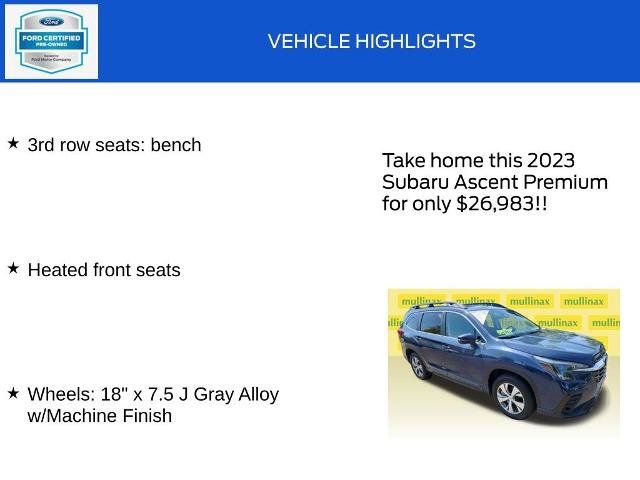 Used 2023 Subaru Ascent Premium AWD/4WD image 19