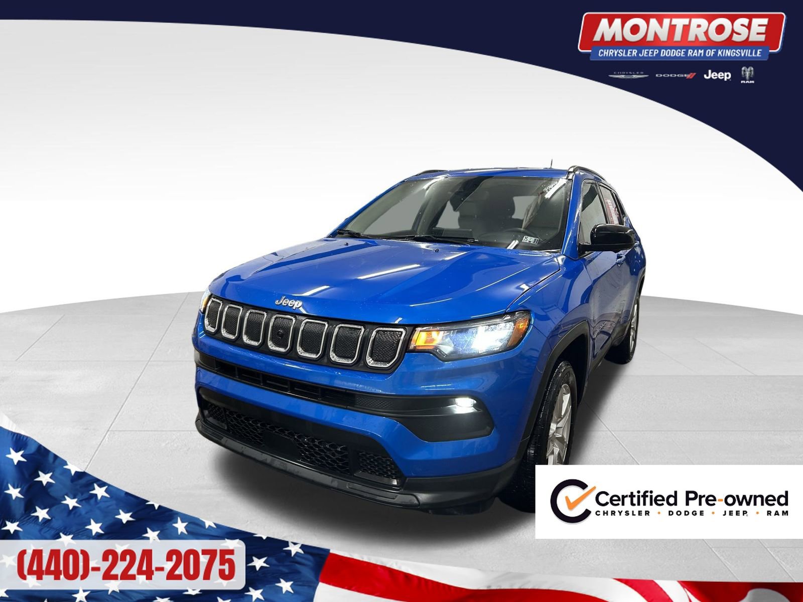 Certified 2022 Jeep Compass Latitude w/ Convenience Group