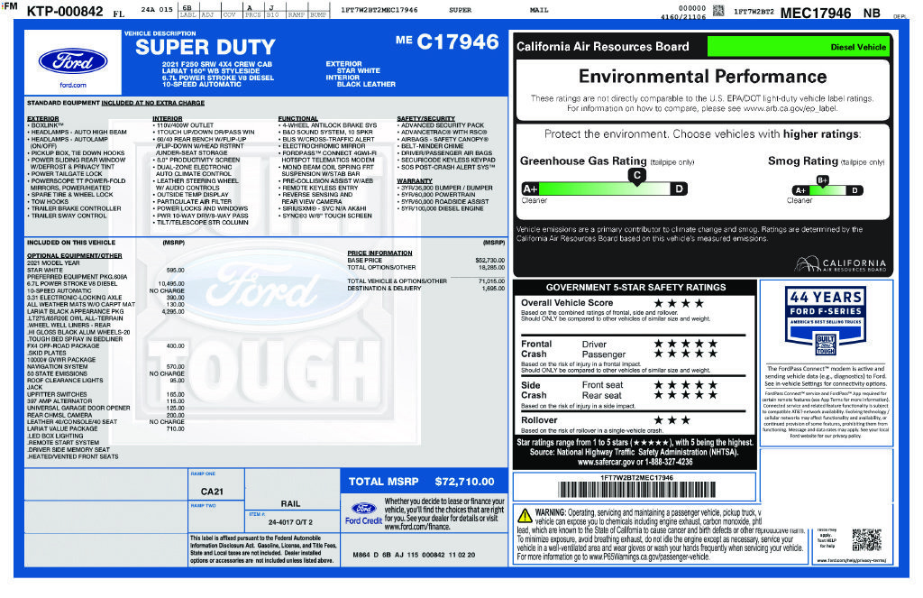 Used 2021 Ford F250 Lariat AWD/4WD image 6