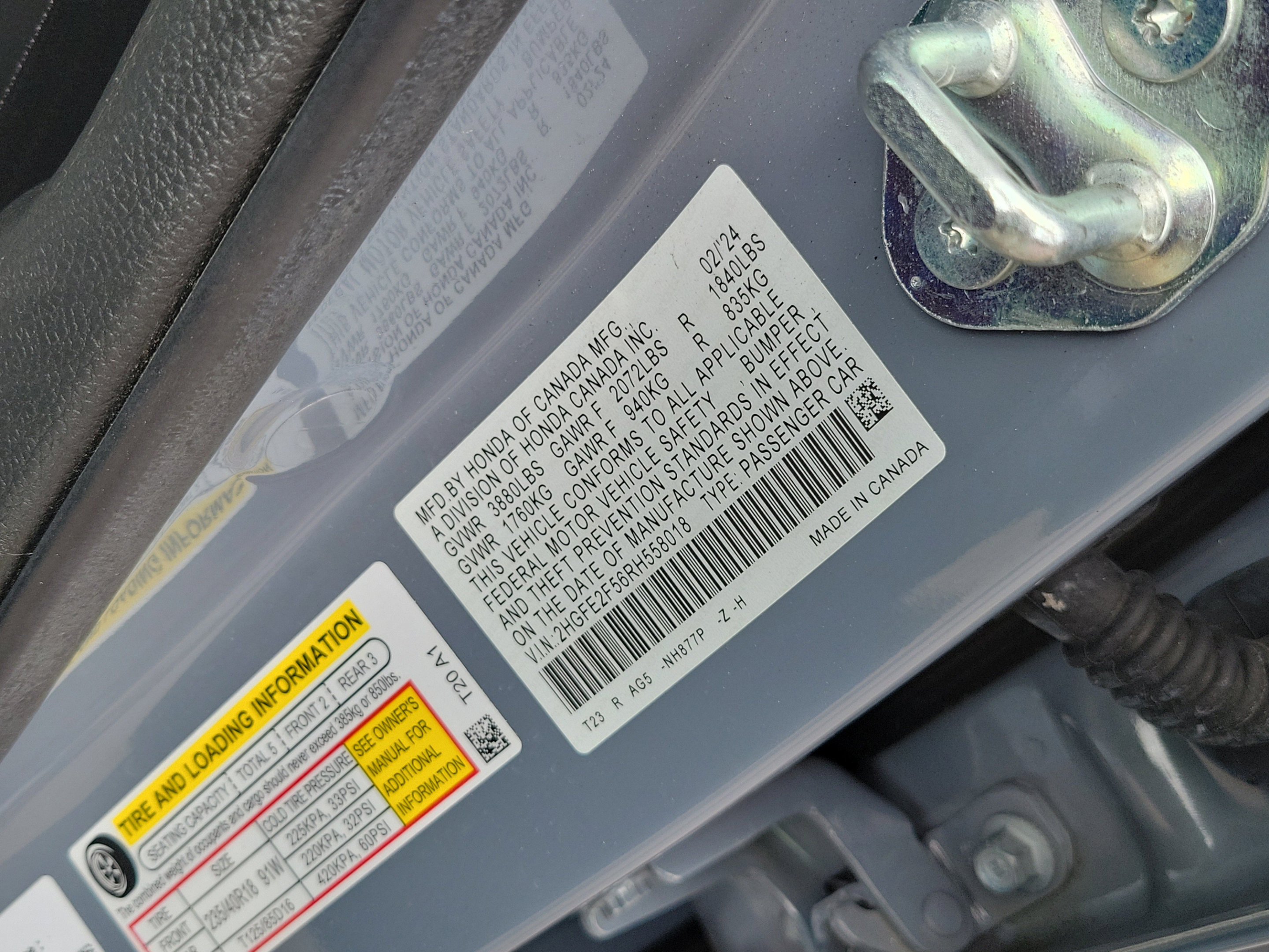 Certified 2024 Honda Civic Sport image 33