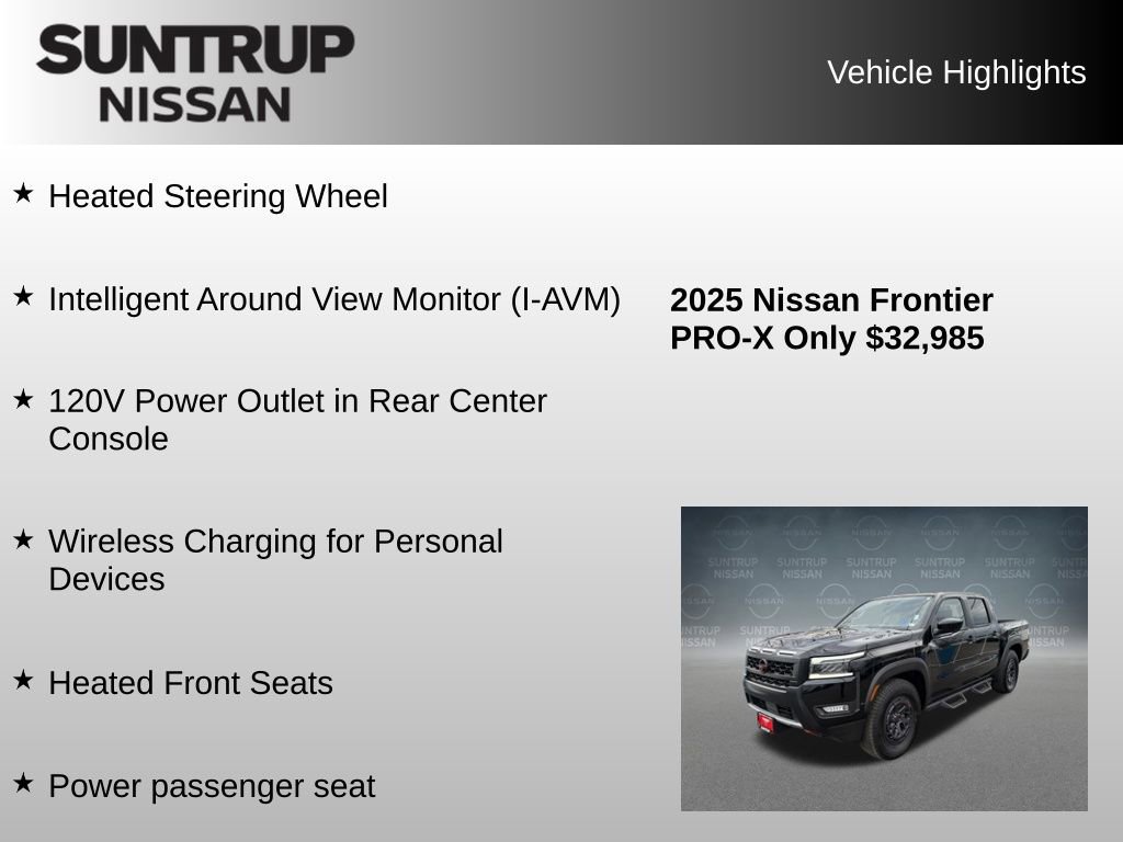 Used 2025 Nissan Frontier Pro-X w/ Pro Convenience Package image 23
