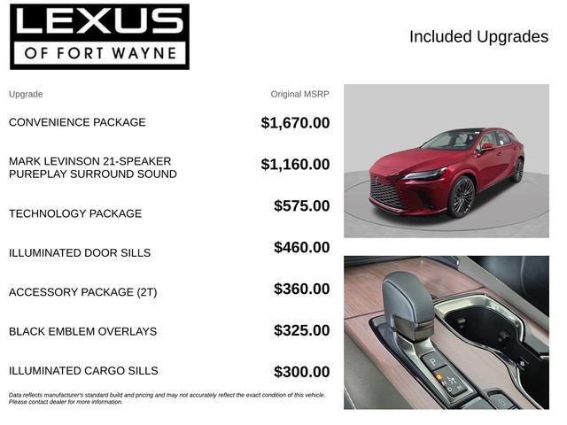 New 2026 Lexus RX 350 AWD w/ Convenience Package image 4