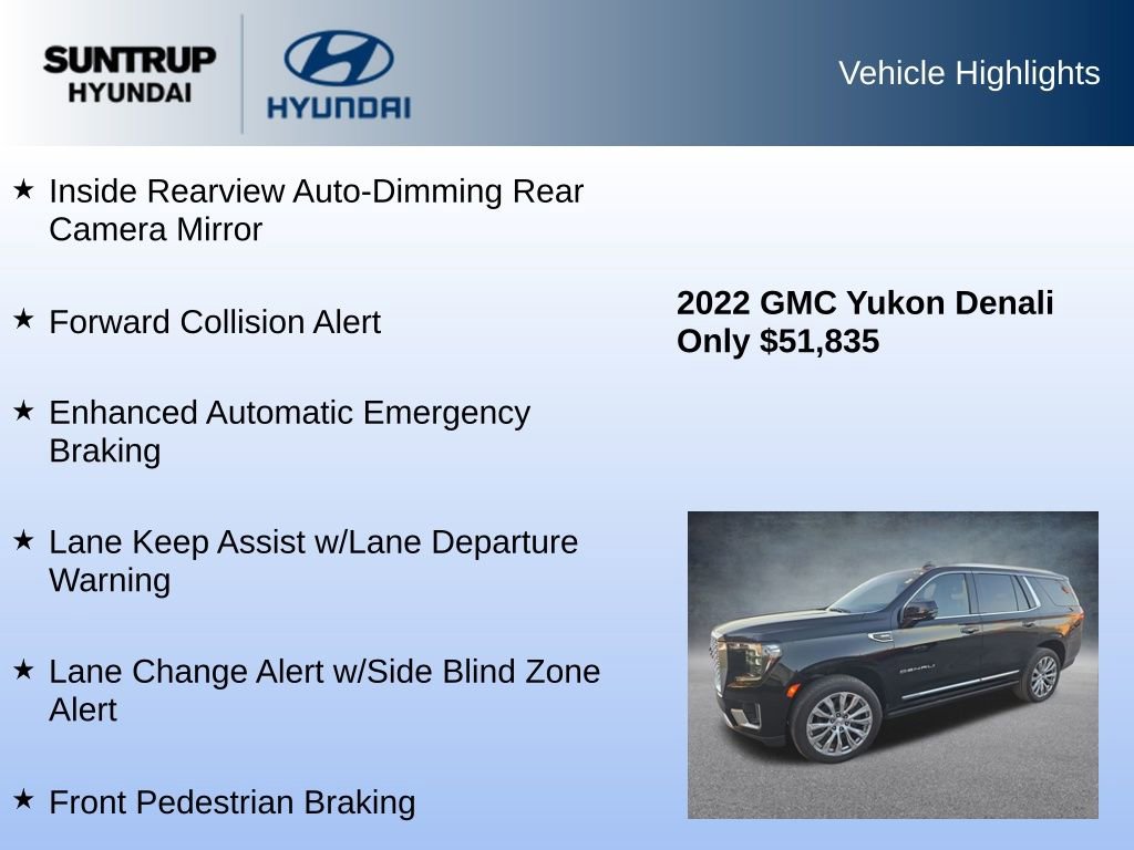 Used 2022 GMC Yukon Denali w/ Denali Premium Package image 31