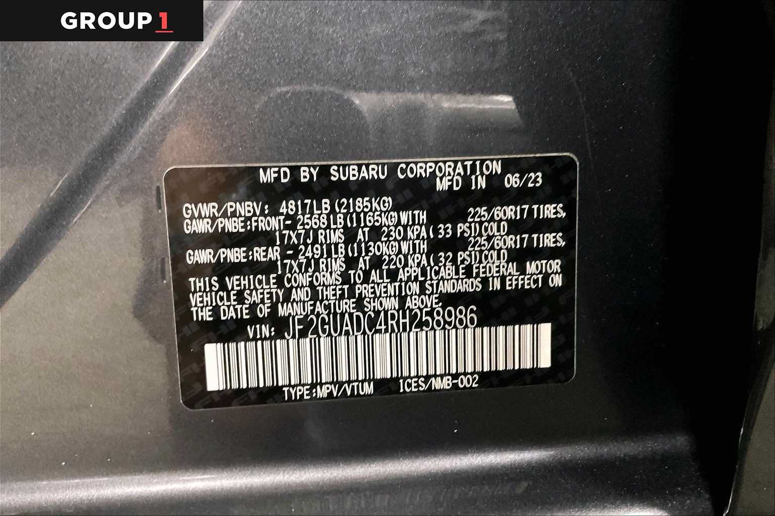 Used 2024 Subaru Crosstrek 2.0i Premium AWD/4WD image 37