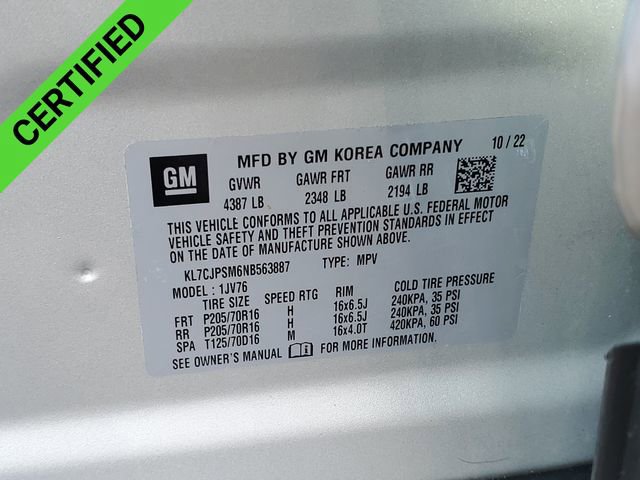 Used 2022 Chevrolet Trax LT w/ LT Convenience Package image 33