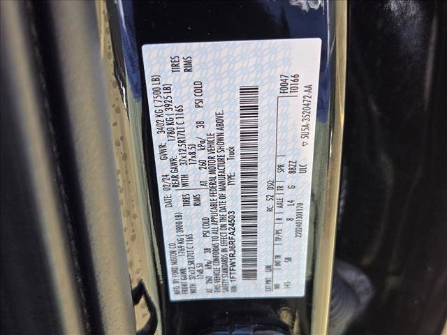 Certified 2024 Ford F150 Raptor w/ Equipment Group 803A Raptor R image 26