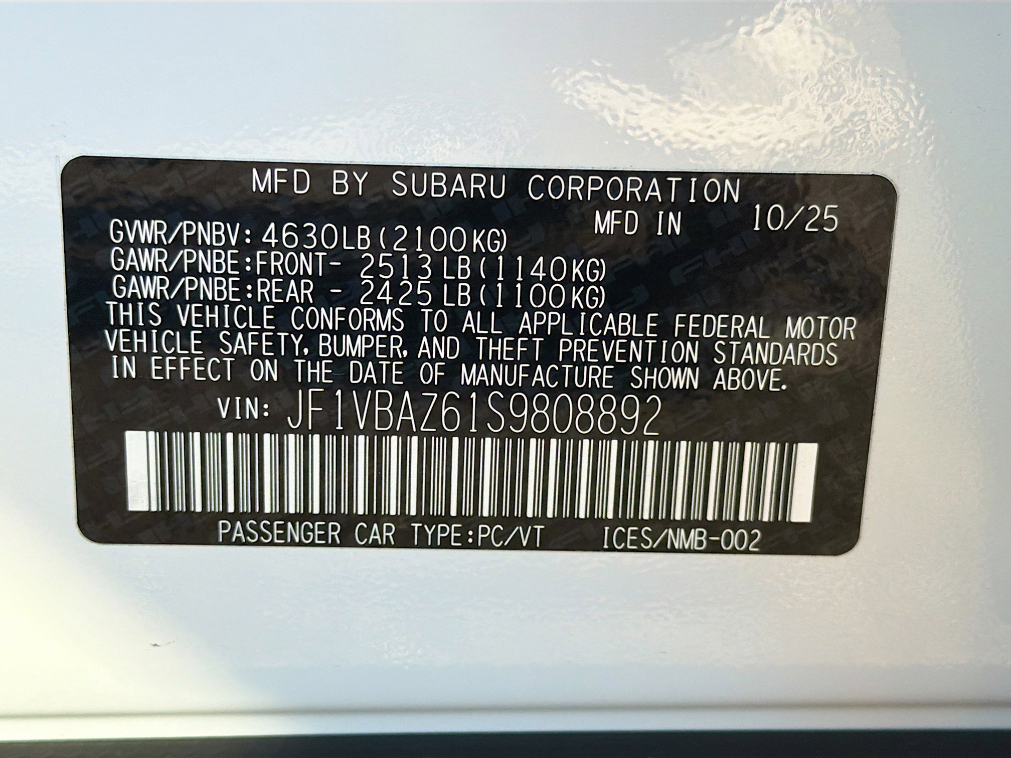 New 2025 Subaru WRX tS image 40