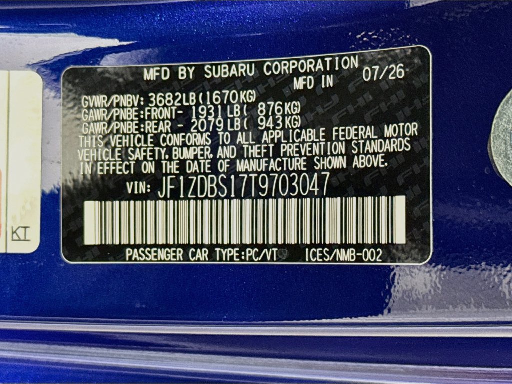New 2026 Subaru BRZ tS RWD image 30