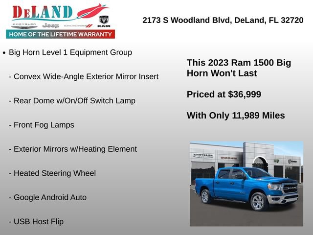 Used 2023 RAM 1500 Big Horn AWD/4WD image 18