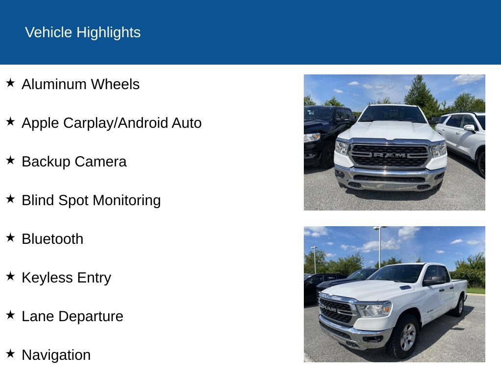 Used 2023 RAM 1500 Big Horn AWD/4WD image 2