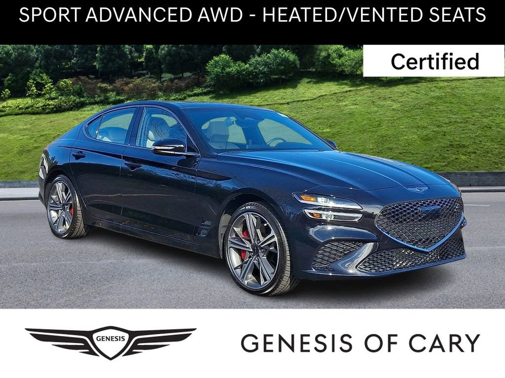 Certified 2025 Genesis G70 3.3T Advanced