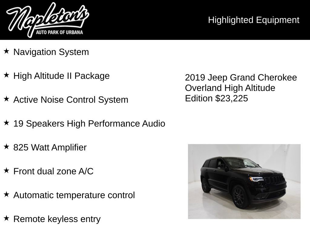 Used 2019 Jeep Grand Cherokee High Altitude image 15