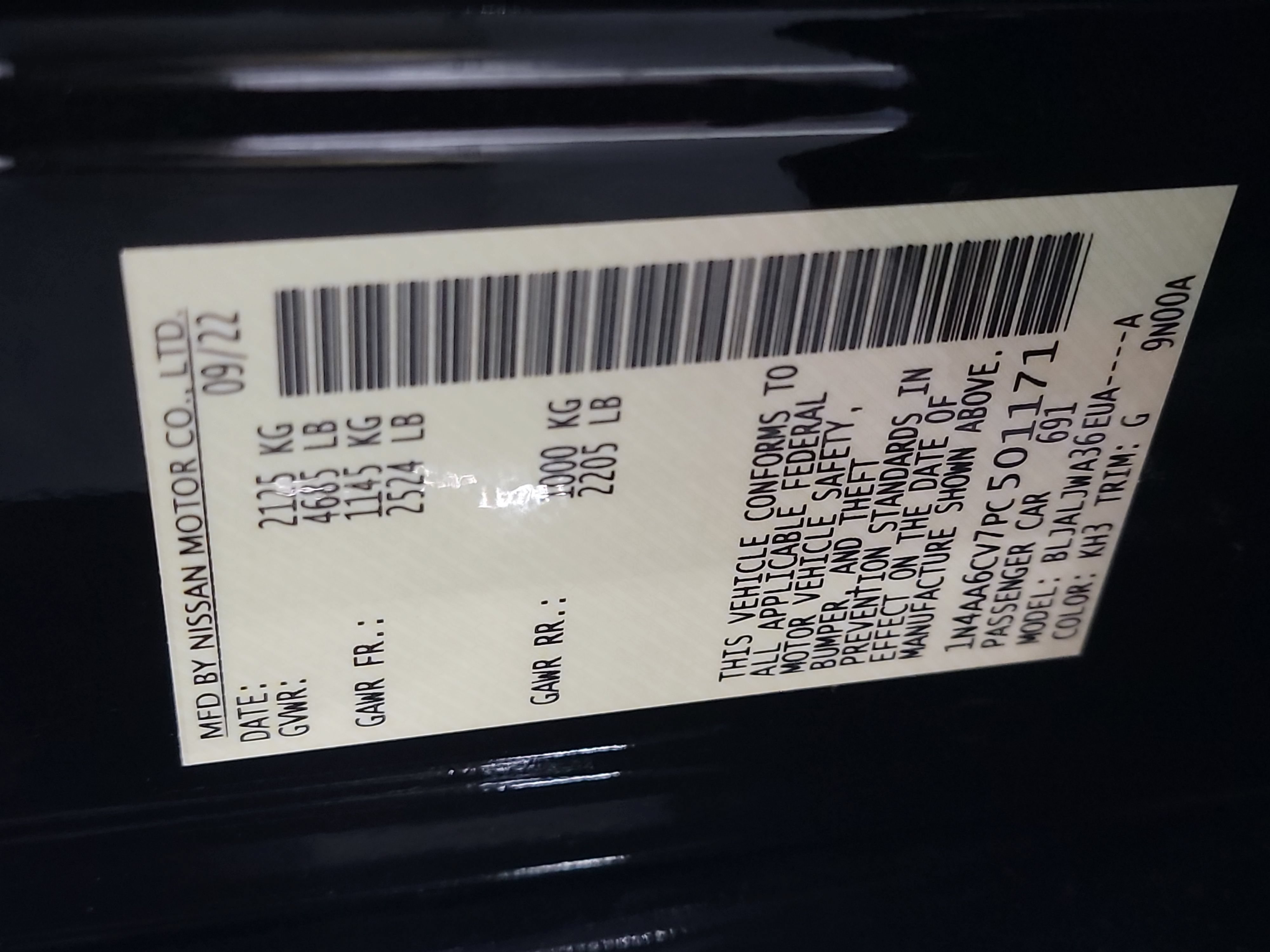 Used 2023 Nissan Maxima SV w/ Floor Mat Group FWD image 32