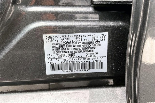 New 2026 Nissan Sentra SV image 13