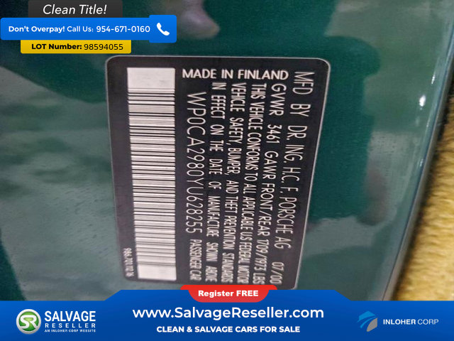 Used 2000 Porsche Boxster image 16