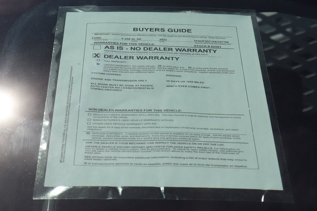 Used 2023 Ford F550 2WD Regular Cab Super Duty image 61
