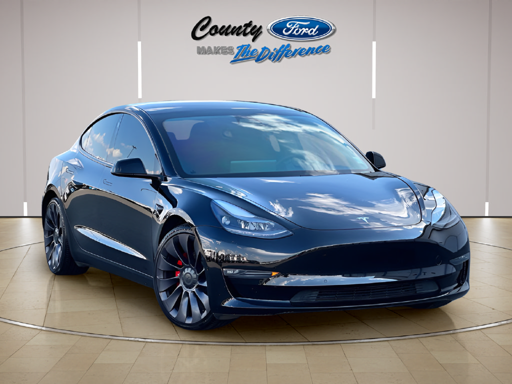 Used 2021 Tesla Model 3 Performance AWD/4WD image 1