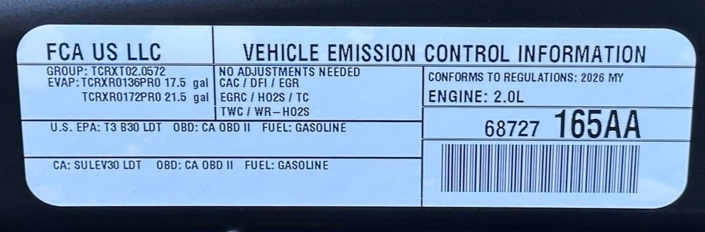 New 2026 Jeep Wrangler Sport image 48