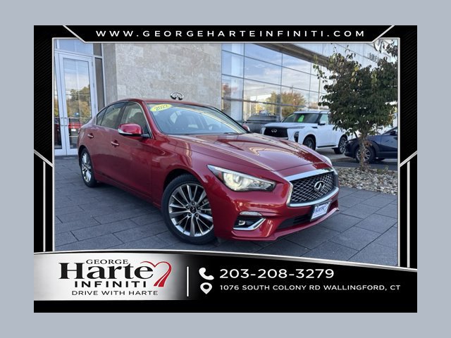 Used 2022 INFINITI Q50 Luxe w/ Cargo Package AWD/4WD image 1