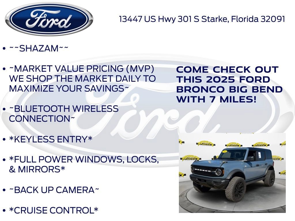 New 2025 Ford Bronco Big Bend image 5