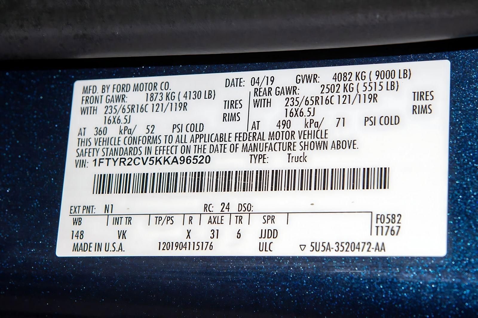 Used 2019 Ford Transit 250 148 Medium Roof image 26