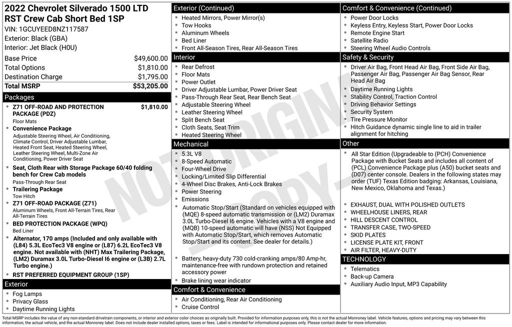 Certified 2022 Chevrolet Silverado 1500 RST AWD/4WD image 33