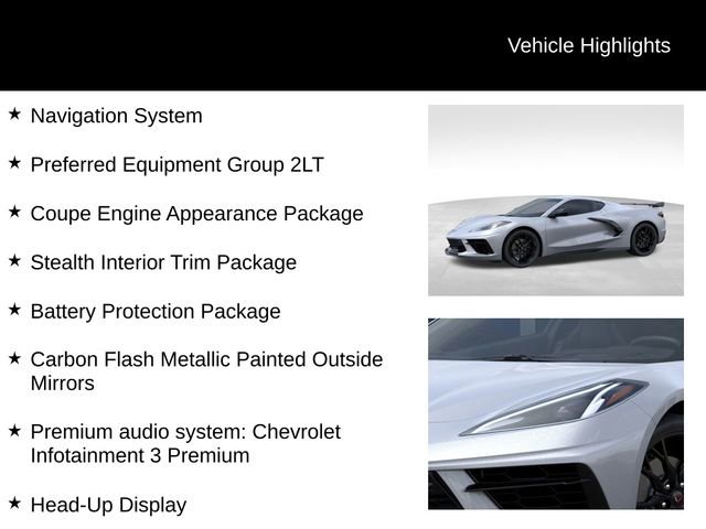 New 2026 Chevrolet Corvette Stingray Preferred Cpe RWD image 17
