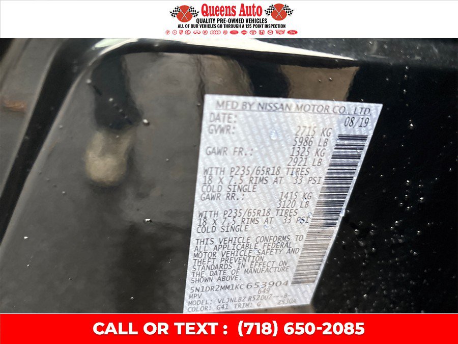 Used 2019 Nissan Pathfinder S AWD/4WD image 25