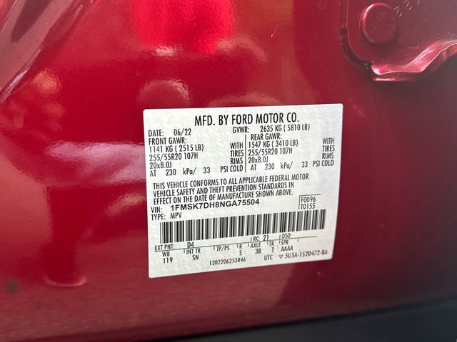 Used 2022 Ford Explorer XLT w/ Equipment Group 202A RWD image 35