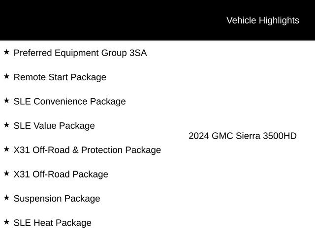 Used 2024 GMC Sierra 3500 SLE w/ SLE Value Package image 12