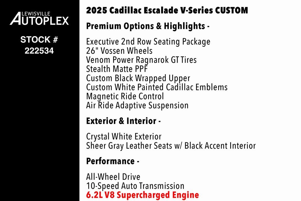 Used 2025 Cadillac Escalade V image 2