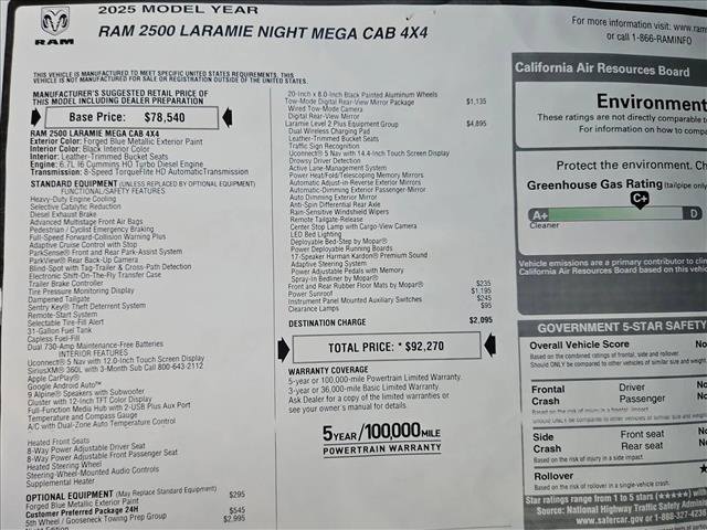 New 2025 RAM 2500 Laramie image 18
