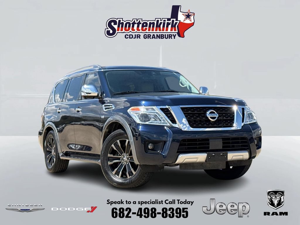 Used 2018 Nissan Armada Platinum w/ Captain Seat Package RWD image 1
