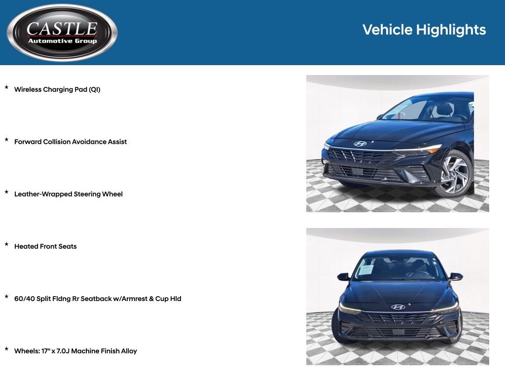Certified 2024 Hyundai Elantra SEL w/ Convenience Package FWD image 8