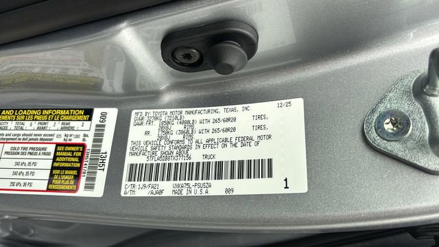New 2026 Toyota Tundra SR5 w/ SX Package image 37
