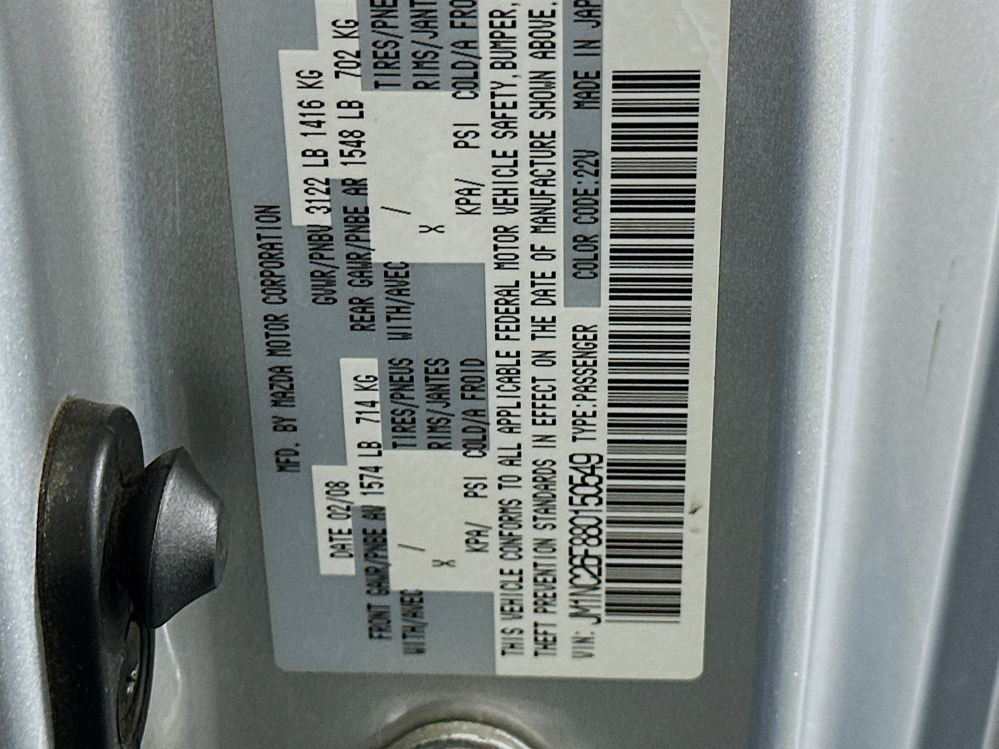 Used 2008 MAZDA MX-5 Miata Grand Touring w/ Appearance Pkg RWD image 12