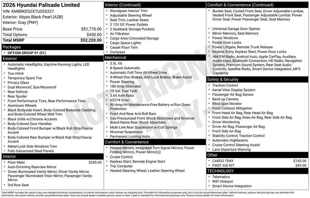 New 2026 Hyundai Palisade Limited image 25