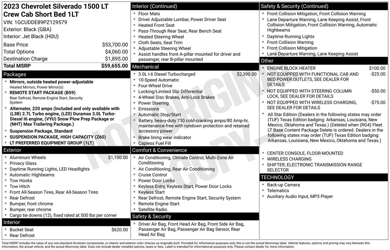 Used 2023 Chevrolet Silverado 1500 LT image 36