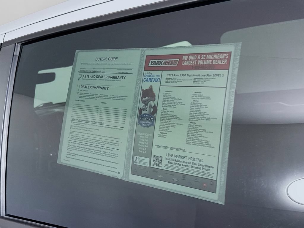 Certified 2022 RAM 1500 Big Horn AWD/4WD image 14