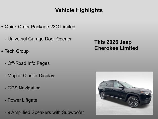 New 2026 Jeep Cherokee Limited image 34
