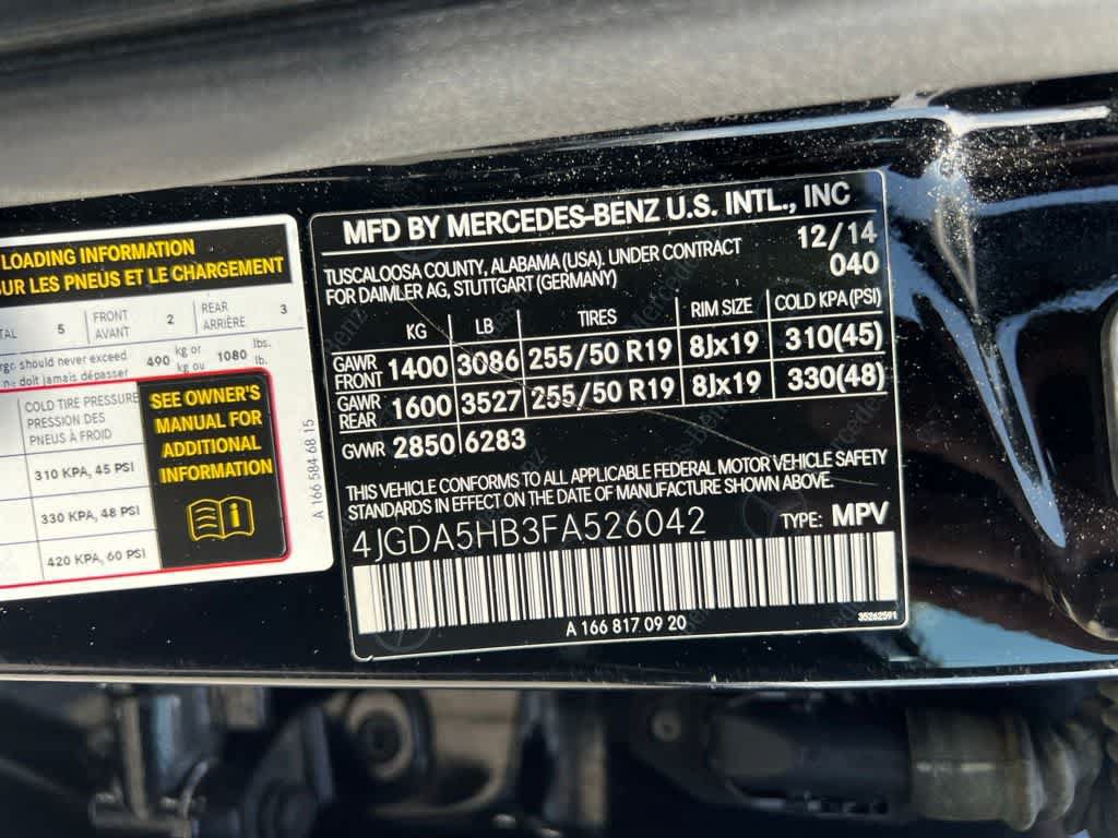 Used 2015 Mercedes-Benz ML 350 4MATIC w/ Premium 1 Package image 20
