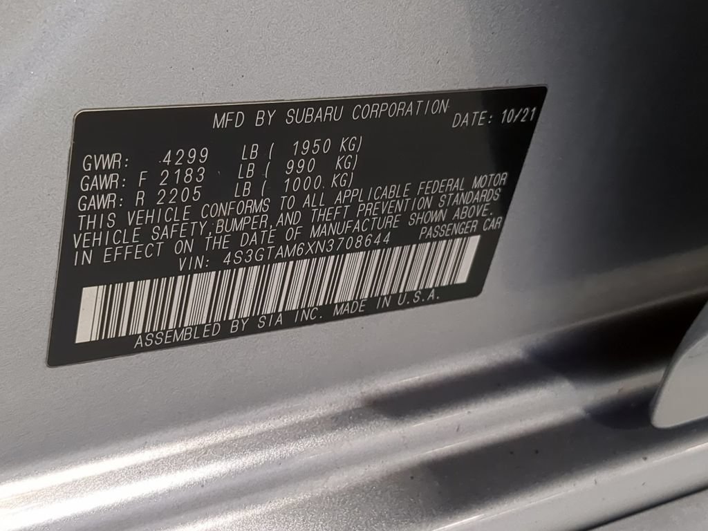 Used 2022 Subaru Impreza 2.0i Sport AWD/4WD image 40