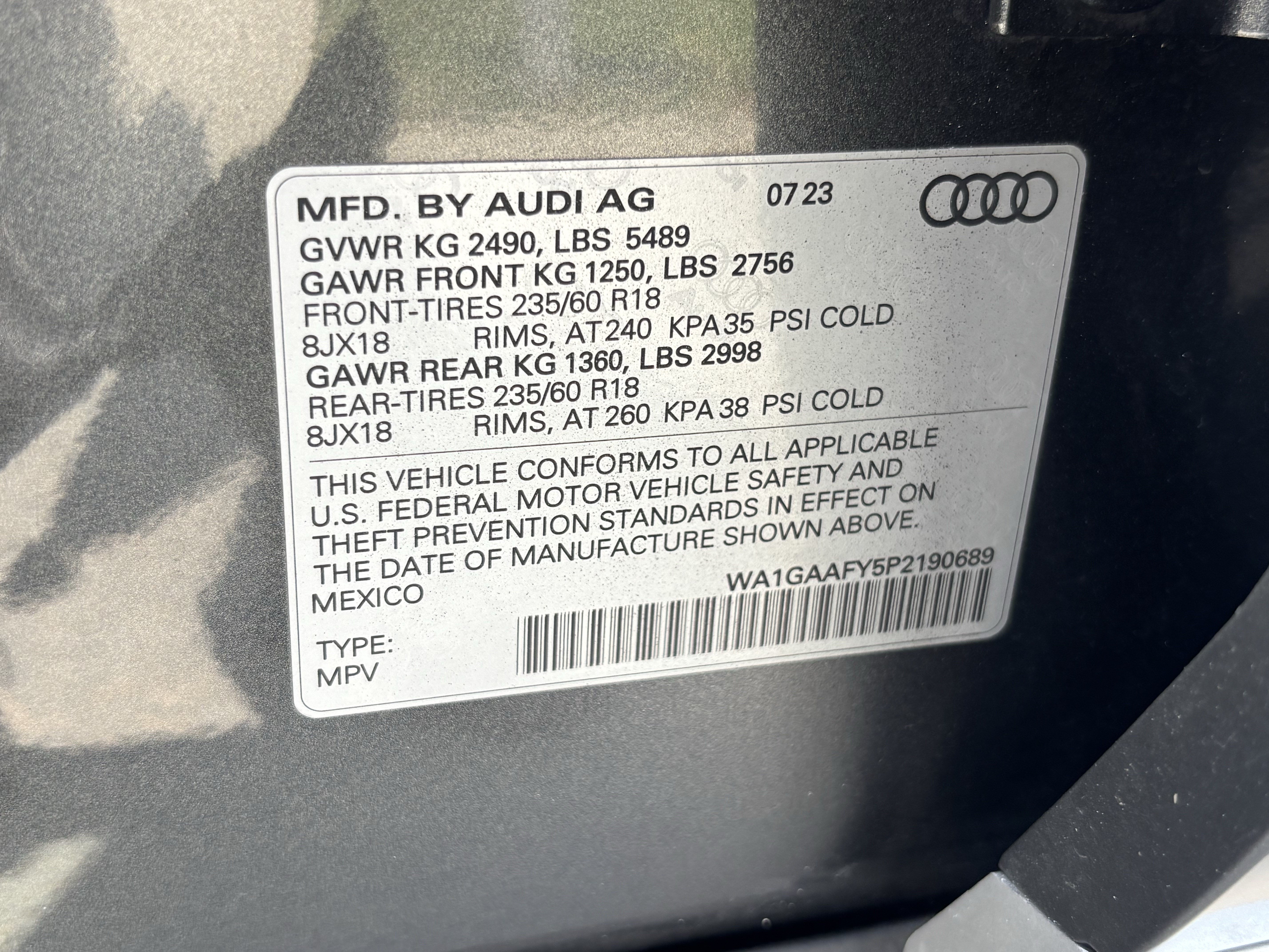 Used 2023 Audi Q5 2.0T Premium w/ Convenience Package AWD/4WD image 37
