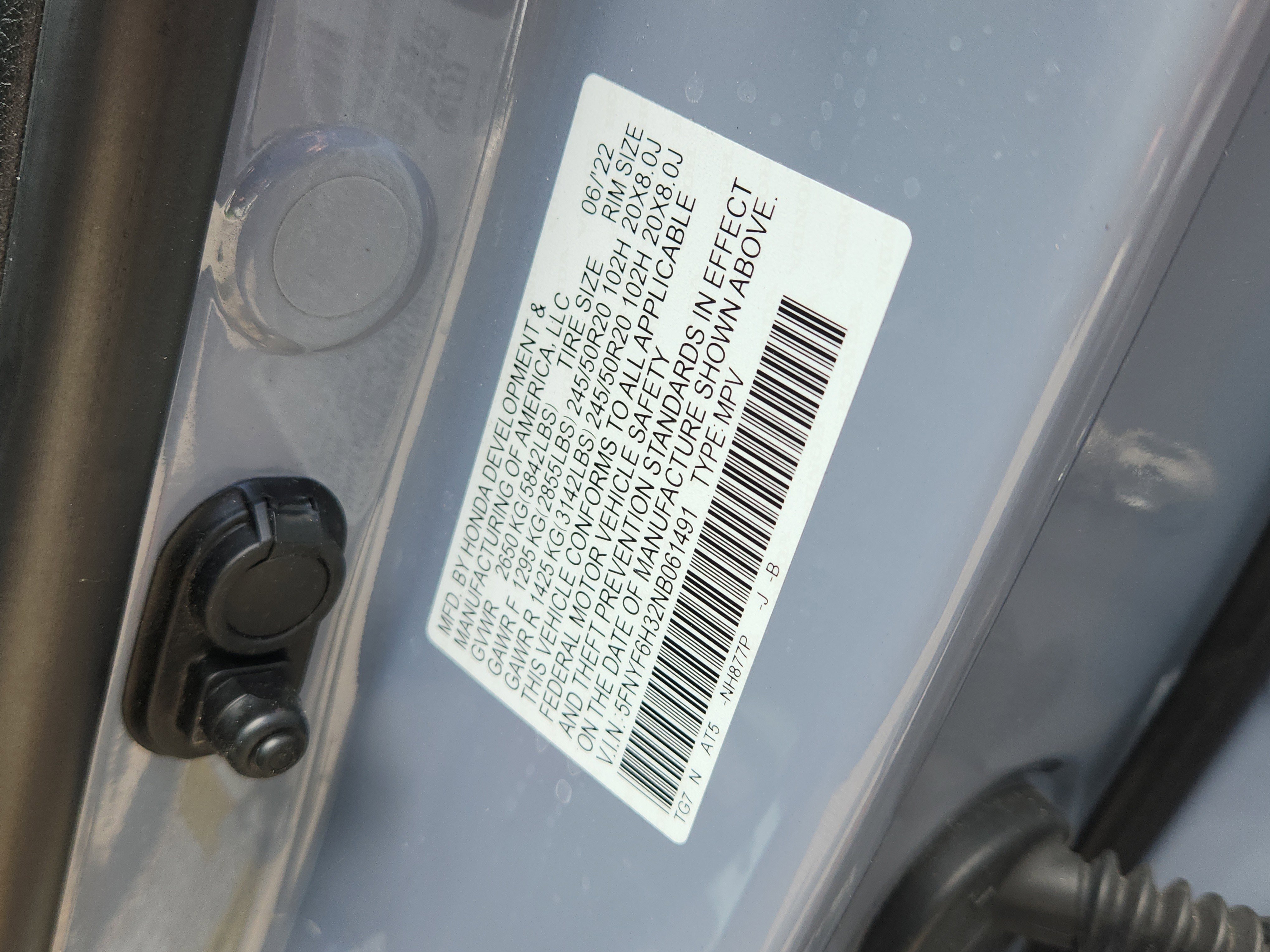 Used 2022 Honda Pilot Sport image 18