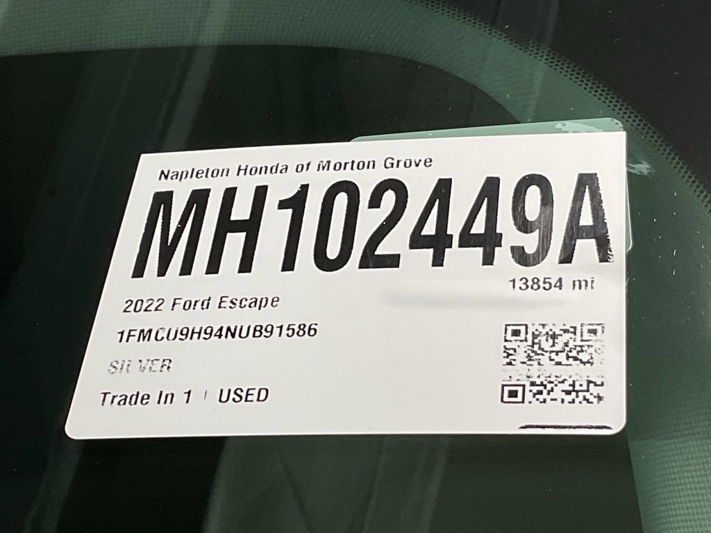 Used 2022 Ford Escape SEL image 33